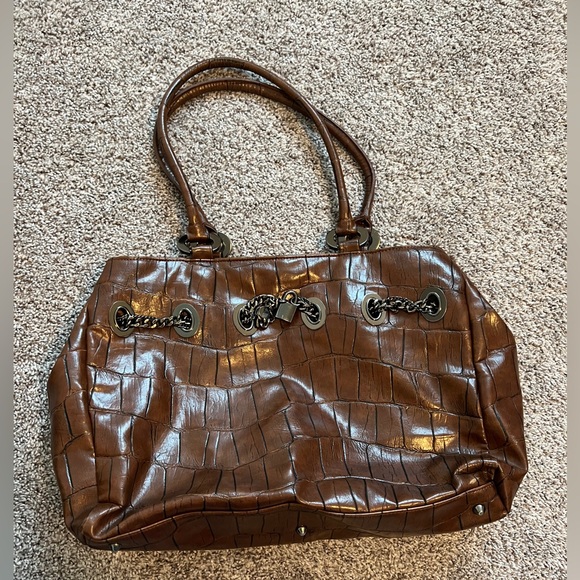 Red Carpet Collection - large brown leather tote - Picture 4 of 6